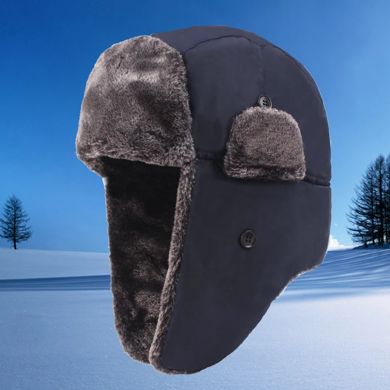 Regatta Men Fleece Lined Waterproof Winter Walking Trapper Hat Windproof New