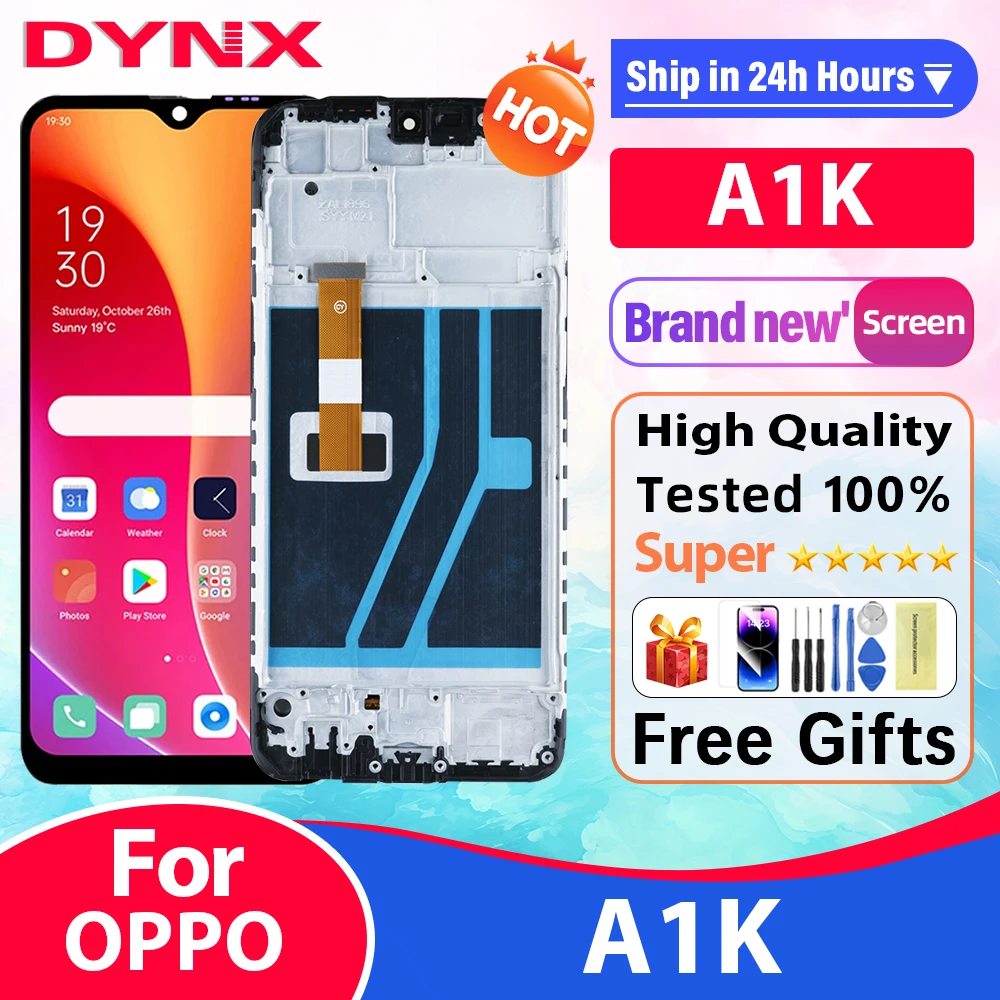 ЖК-дисплей с рамкой и дигитайзером для Oppo Realme C2 rmx1944 A1k CPH1923 ЖК-экран