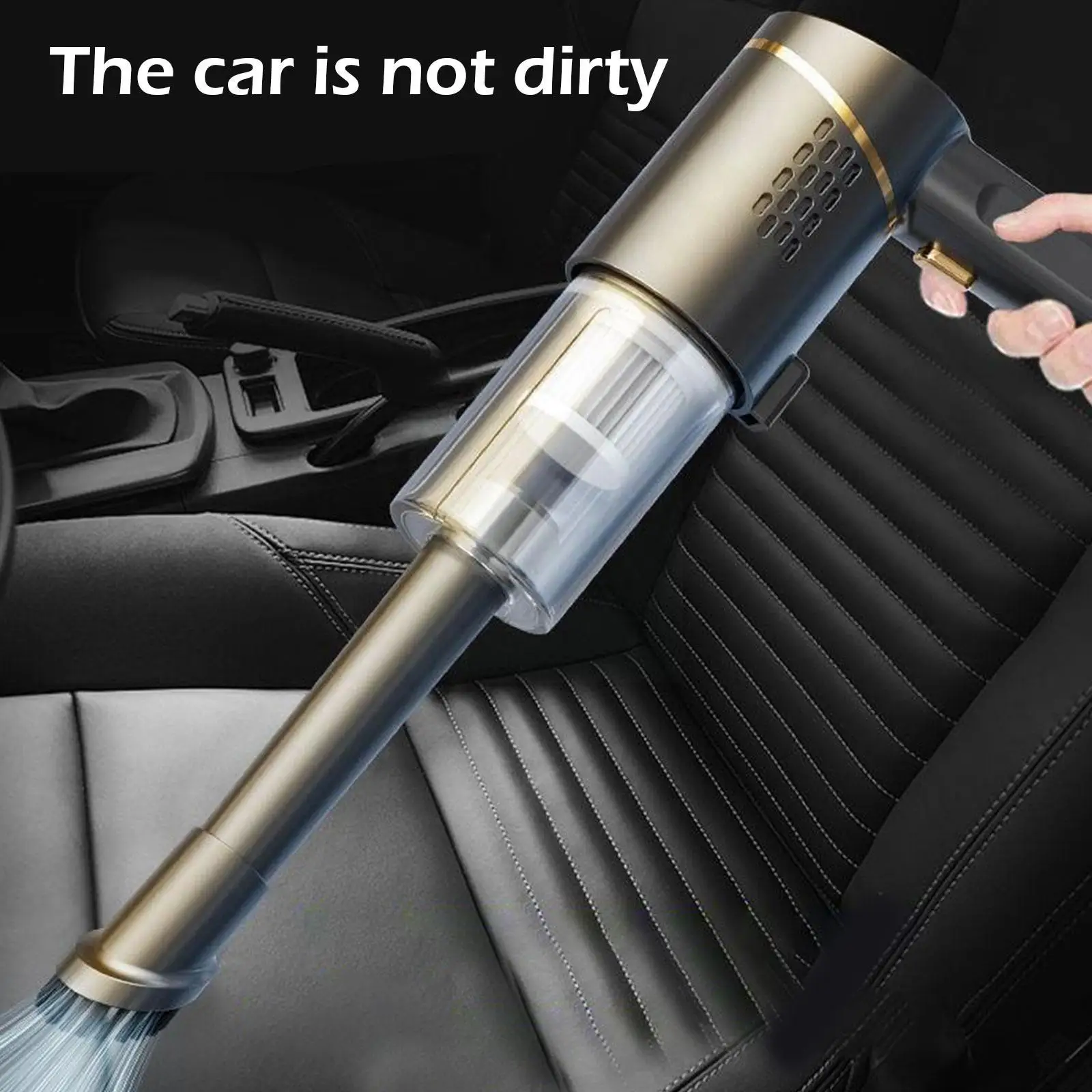 

Super Car Vacuum Cleaner Mini Wireless Cleaner For Auto Interior Home Appliances Wet And Dry Portable Robot Vacuum Cleaner D7L8