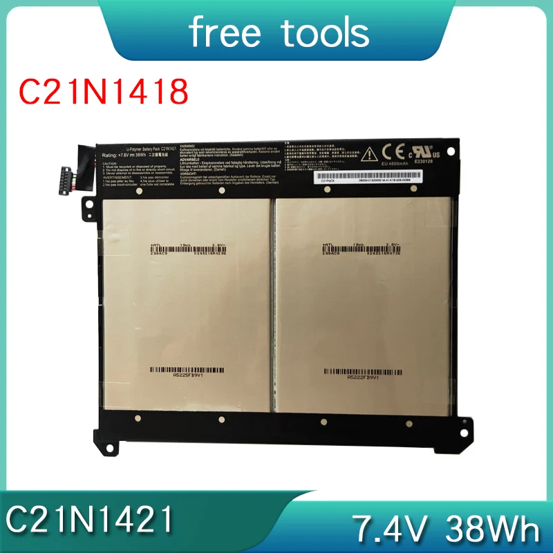НОВЫЙ аккумулятор C21N1421 C21N1418 7 4 В 38 Втч для ASUS Transformer Book T300CHI T3CHI T300CHI-FL005T