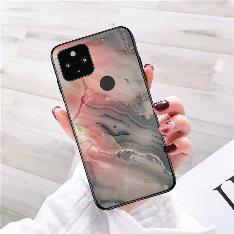 Мраморная фотография для Google Pixel 6 Pro 5A 4A 3A 4 XL 5 3 2 | Мобильные телефоны и аксессуары
