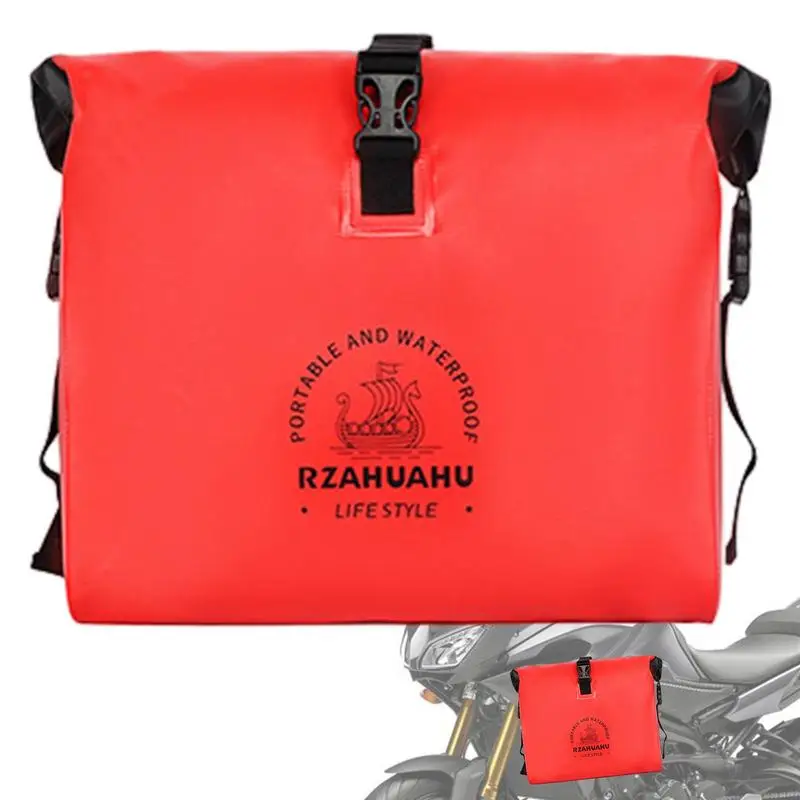 

Motorcycle Saddle Bag Motorcycle Fork Tool Bag Waterproof Motorbike Tools Storage Pouch Spanner Organizer Portable Front Saddle