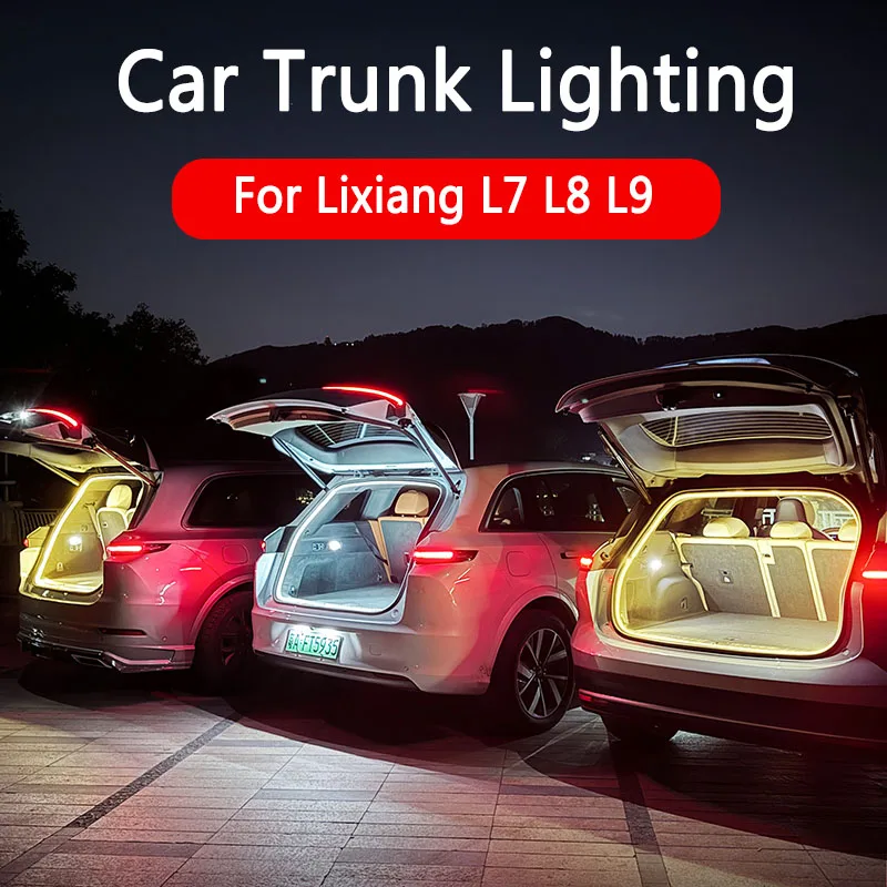 Свет багажника автомобиля окружающее освещение для Li Lixiang L7 L8 L9 фонари