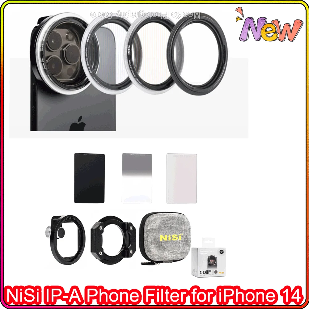 

NiSi IP-A Phone Filter for iPhone 14 10 11 12 13 Mobile Phone Filter Filmmaker Cinema Landscape Kit New