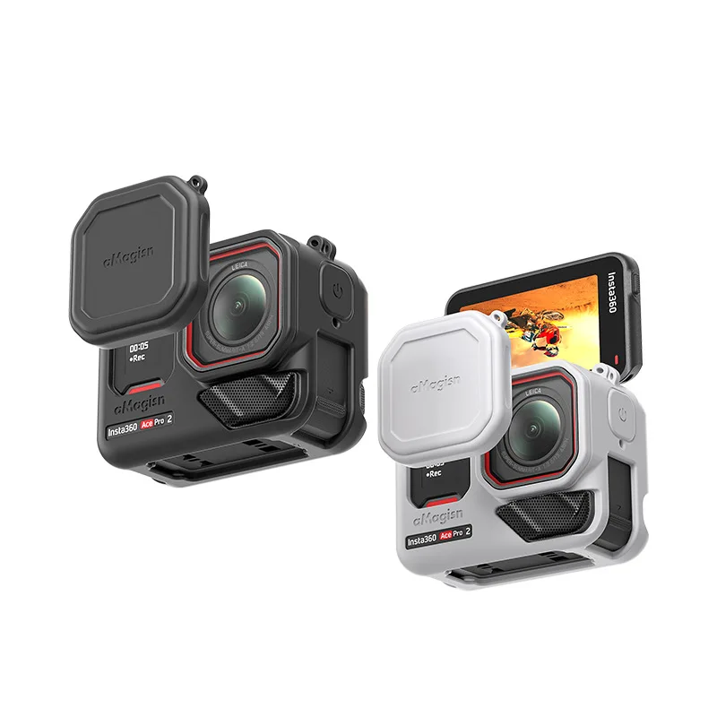 Силиконовый чехол для Insta360 Ace Pro 2 защитный защитные аксессуары корпуса объектива