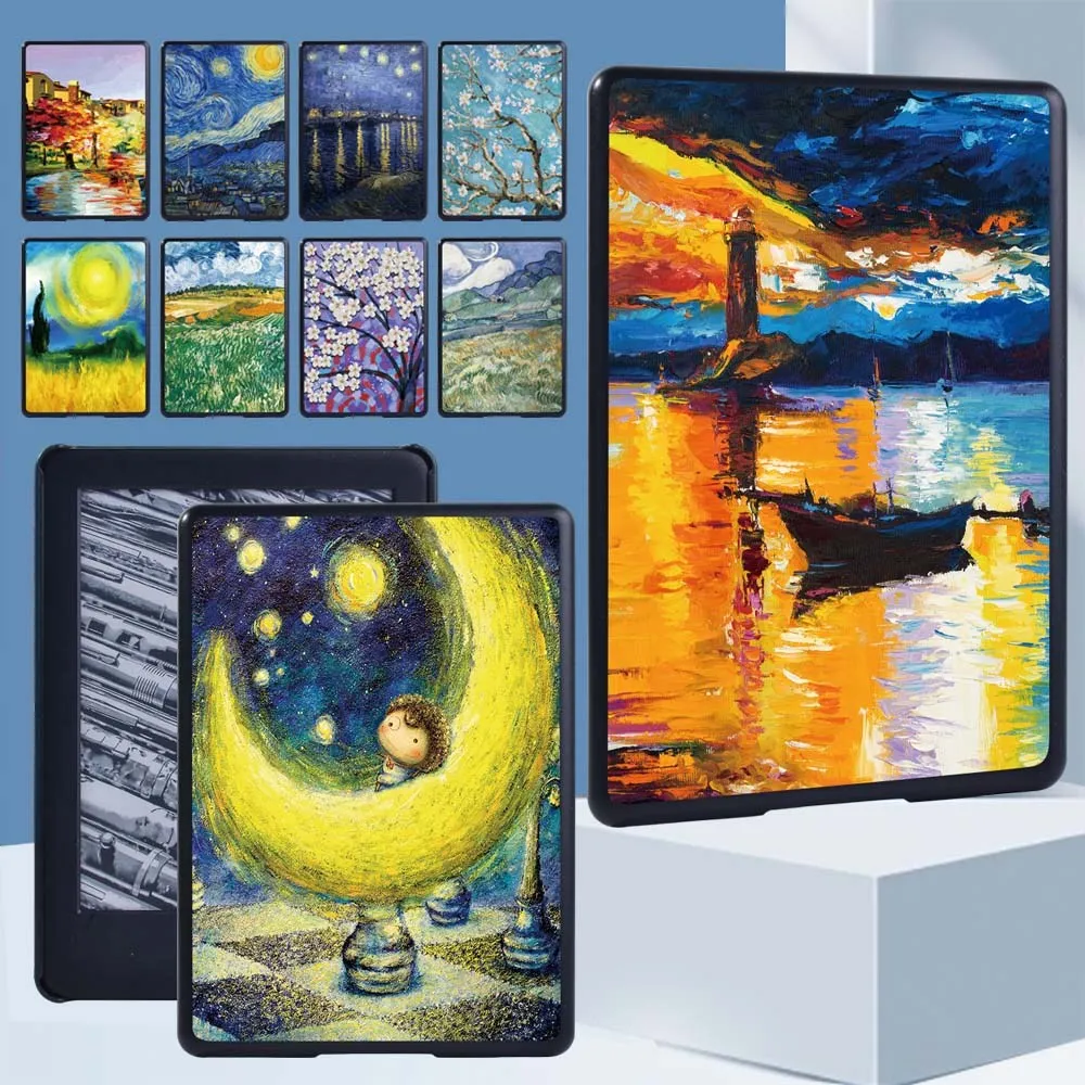 

Чехол для планшета Kindle Paperwhite 4 /Kindle 10-го поколения/Kindle 8-го поколения/Paperwhite 1 2 3 Пыленепроницаемый Чехол с рисунком