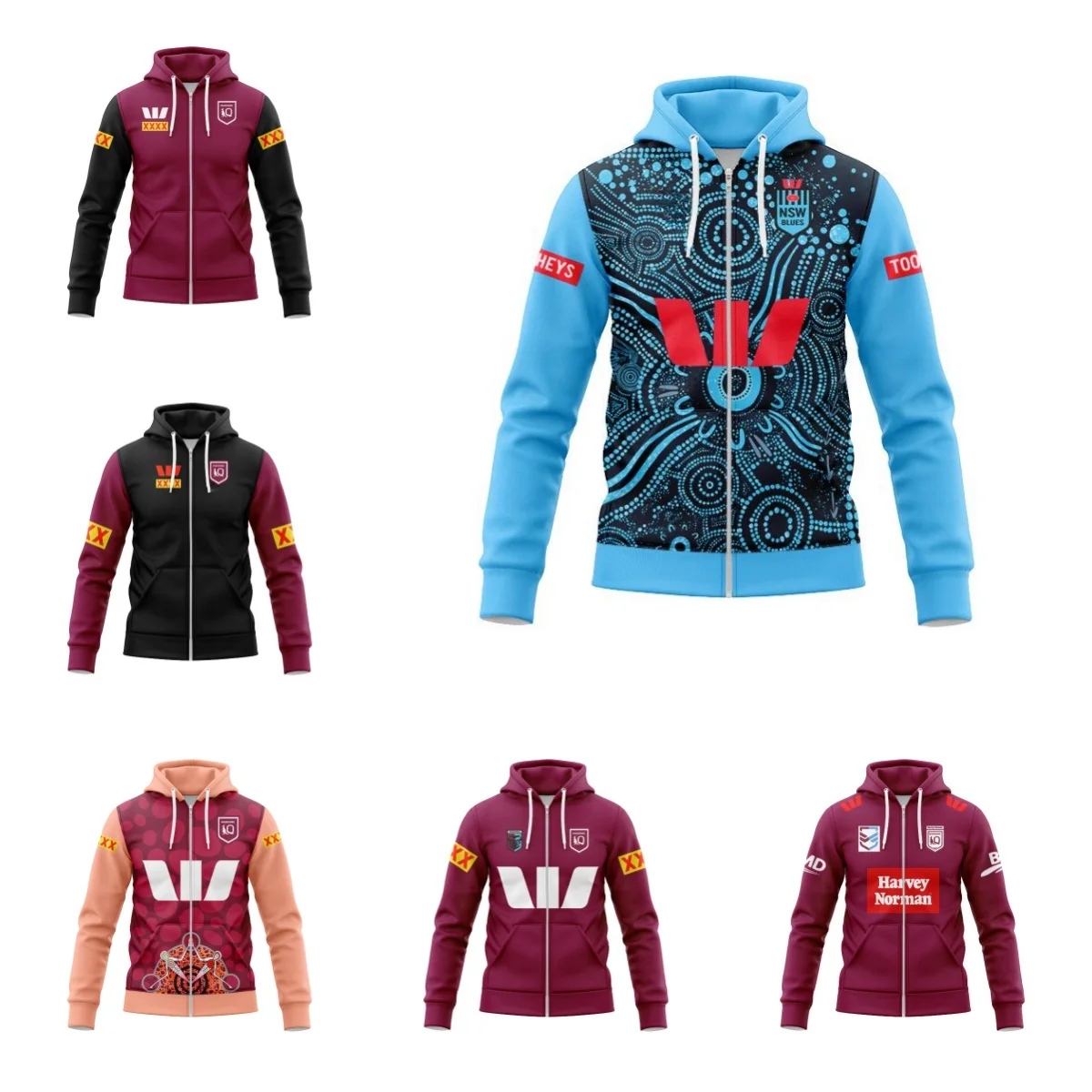 Новинка Южный Уэльс блюз страна происхождения персонализированная 2024 футболка с