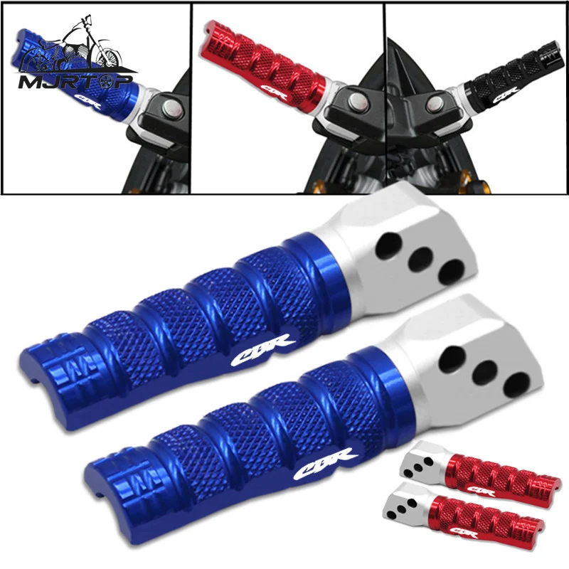 

Footrests CBR Laser Logo For HONDA CBR650F CBR600RR ABS CBR600RA CBR1000RR CBR1000RA CBR1100XX Motorcycle Pedals Rear Foot Pegs