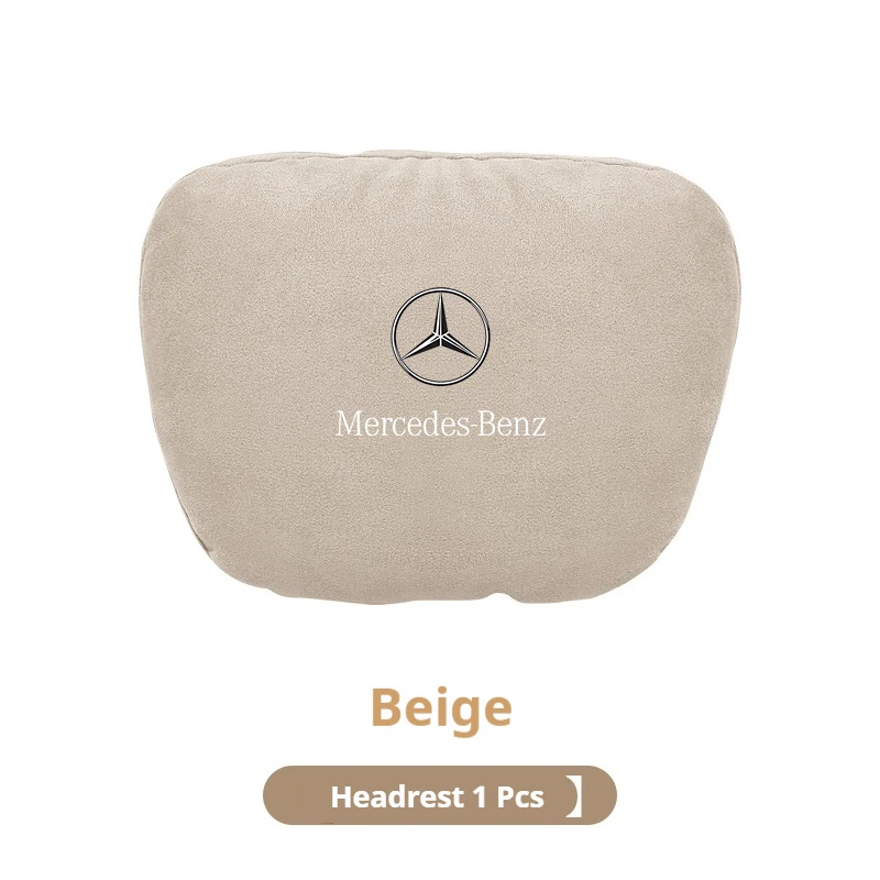 

Mercedes Benz A B C E S V R Class GLB GLC GLE Sprinter Pilot SLK SLC AMG W204 ML Автомобильный подголовник для шеи, поддержка сиденья, мягкая подушка для шеи