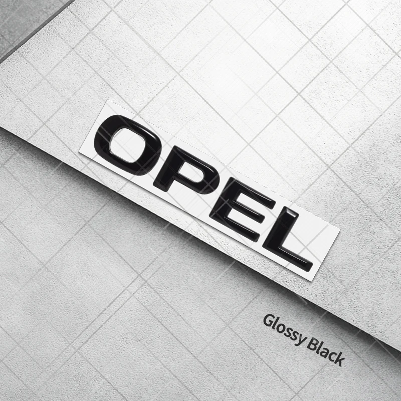 

Металлический 3D для OPEL Corsa логотип Astra Adam Insignia GTC Movano Zafira, Стайлинг автомобиля, задний багажник, эмблема с буквами, наклейка, автоаксессуары