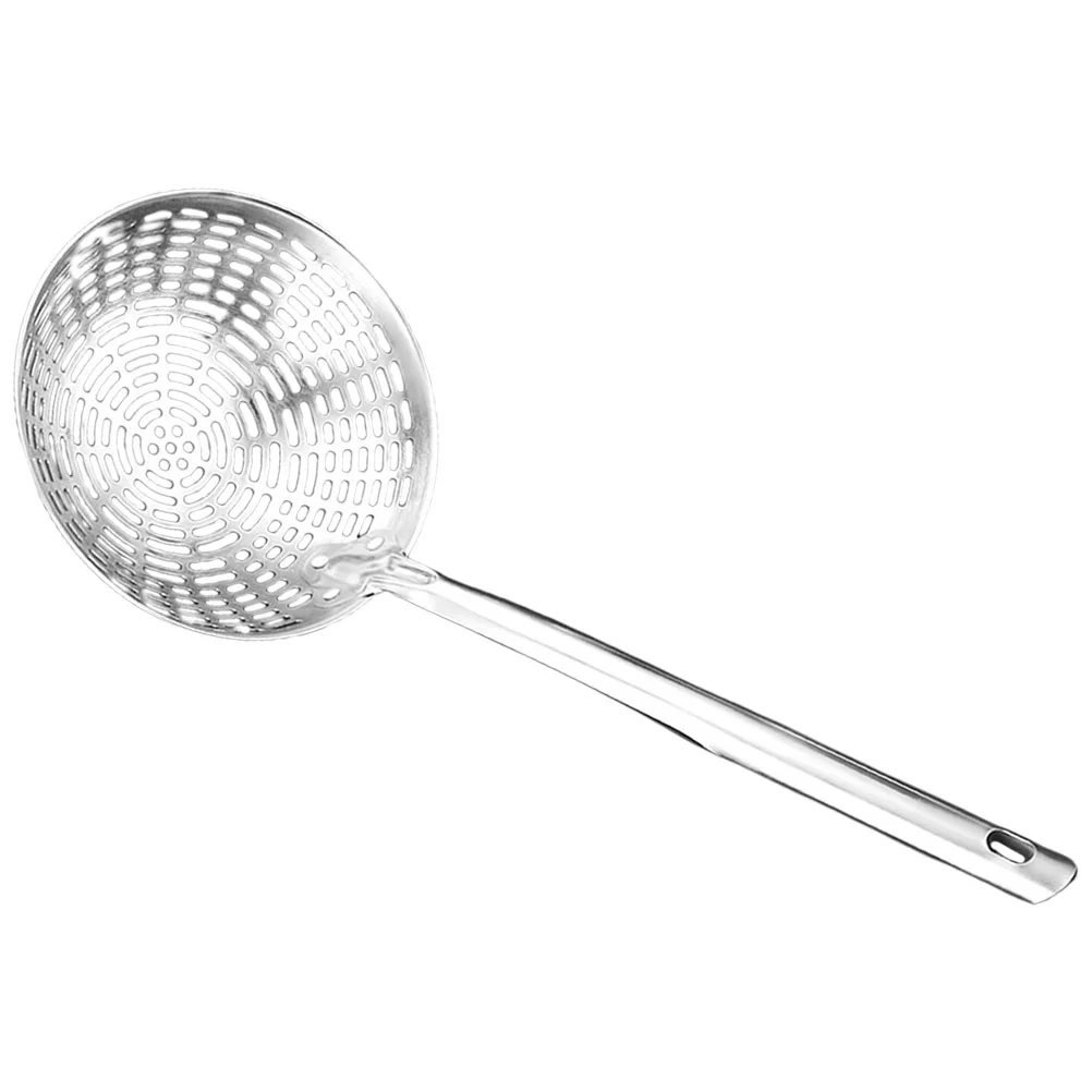 

Skimmer Ladle Stainless Steel Slotted Ladle Skimmer Spoon Ergonomic Handle Strainer Kitchen Colander