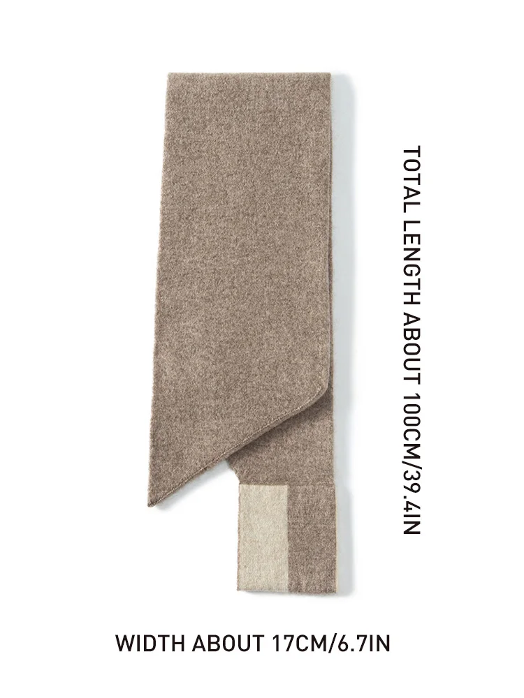 Женский кашемировый шарф с отверстиями