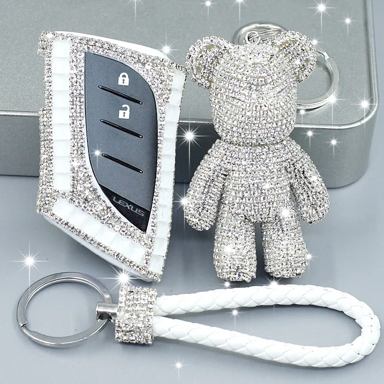 

Key Fob Cover For Lexus es es300h nx200 ux260h es250 es200 is Key Case Key Chains Car Accessories For Girls