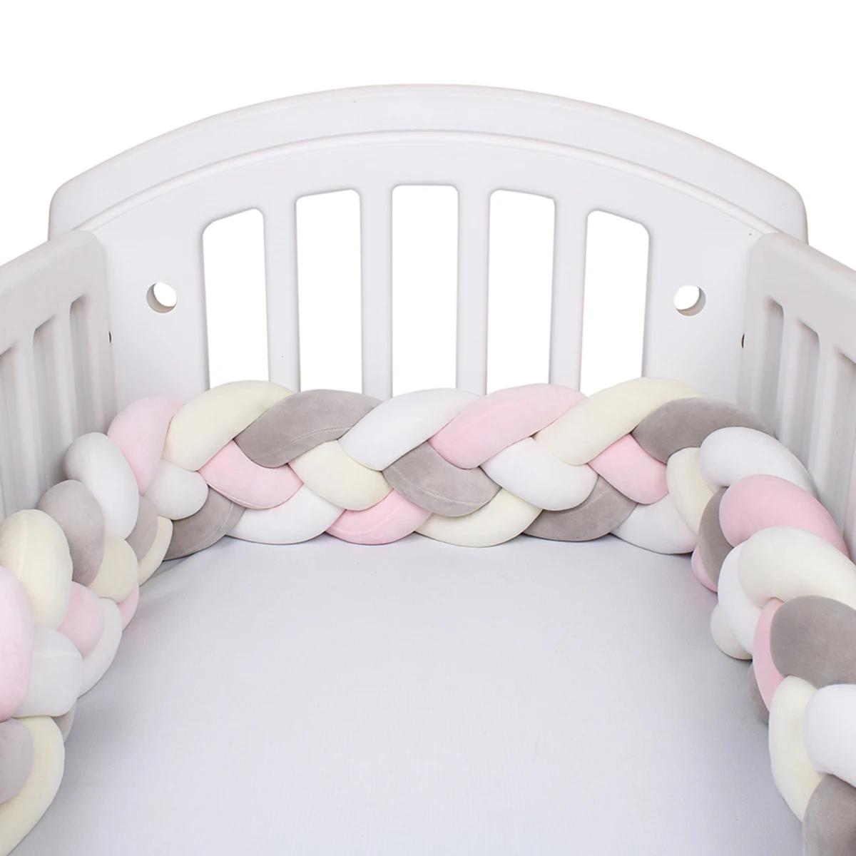 Widen Braided Crib Bumper Boy Girl Bumpers For Baby Bed Organizer Cot Protector Newborn Bed Accessories Room Decor Gift images - 6