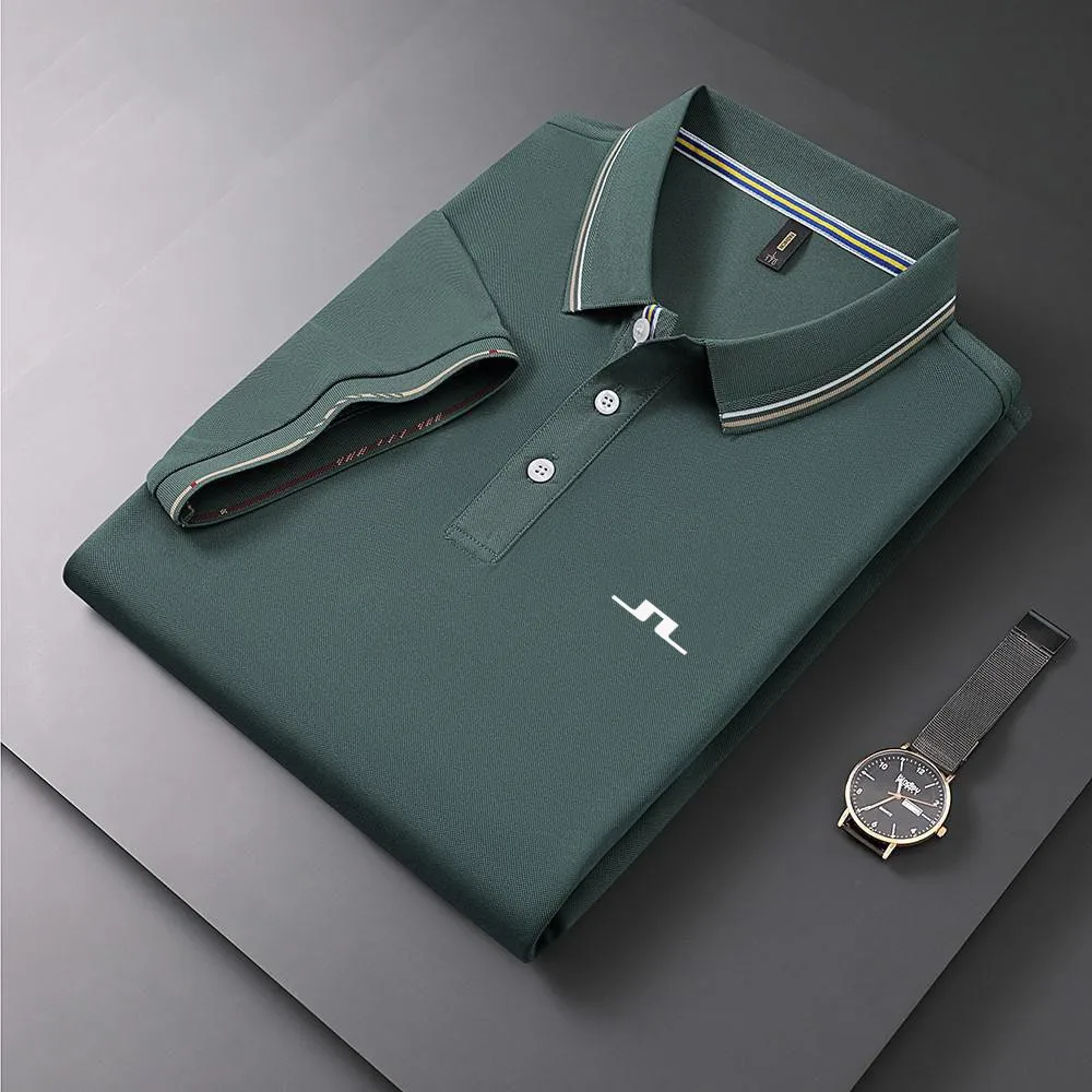 Golf clothing men's new summer polo shirt Fashion men's golf polo shirt High quality casual business short sleeved T-shirt