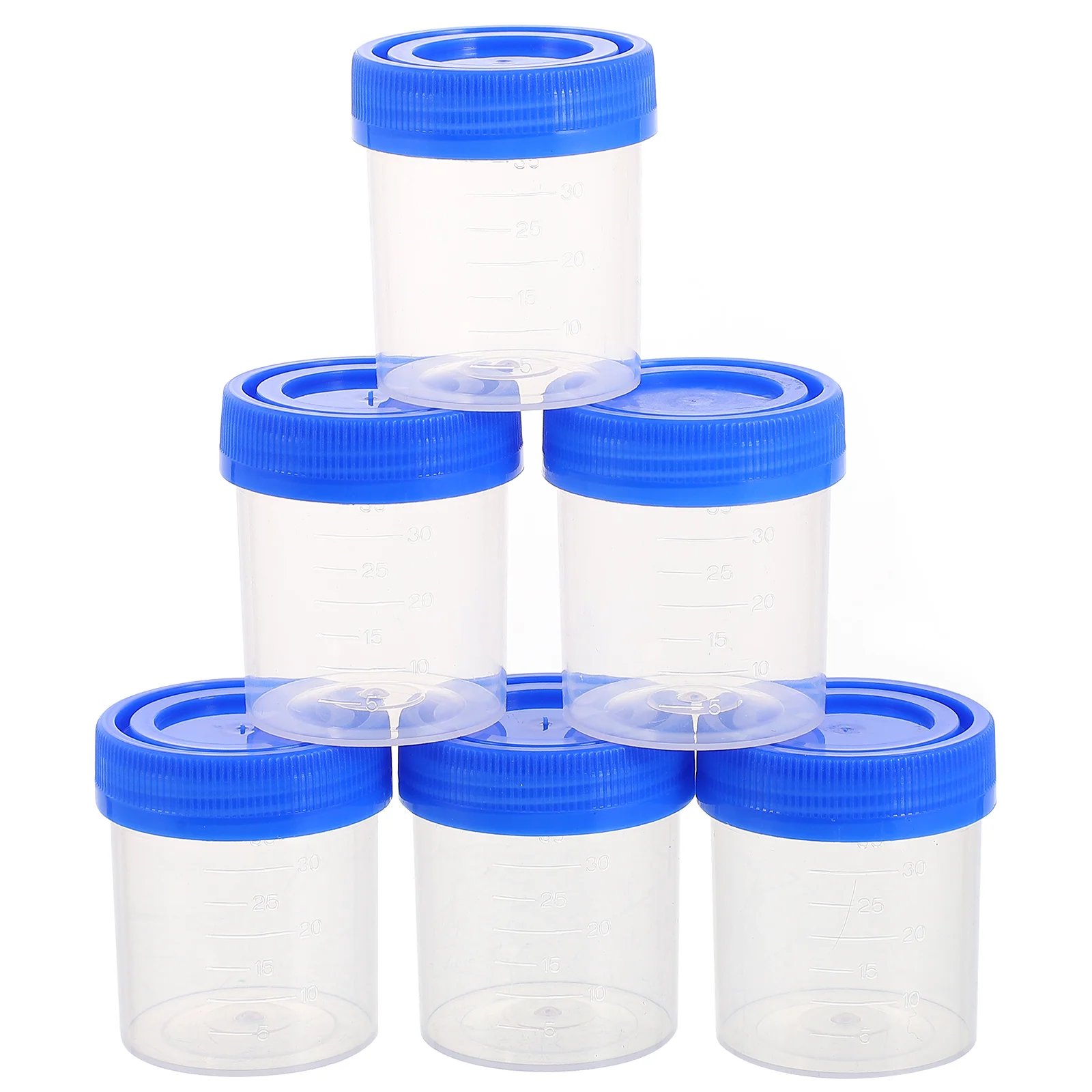 

Urine Cup Cups Sample Specimen Container Sterile Lids Measuring Pee Test Containers Scale Plastic Disposable Ovulation Pregnancy