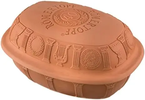 

Clay Roaster | 40 Years Anniversary Edition | Non-Stick Dutch Oven | Healthy Clay Pot Cooking | Clay Baker | Versatile Cooking V