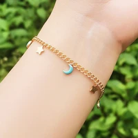 leeker korean fashion 316l stainless steel bracelet for women gold color accessoire plage femme fashion jewelry 2022 862 lk2