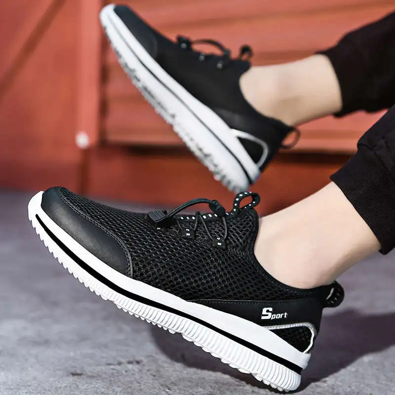 

Men's Running Sport Shoes Large Sizes Running Shoes Man Designer For Top Brand Men's White Sports Shoes Sock Sneakers Tennis