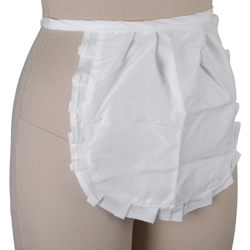 Фартук для косплея на талии девочек облегающий костюм фартук с рюшами горничной