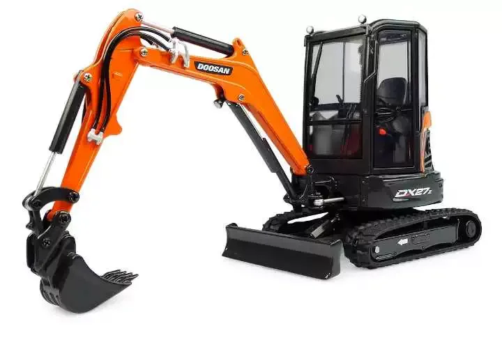 

Модель Экскаватора гусеничного типа DOOSAN DX27Z 1:25, Инженерная модель из сплава, игрушки в подарок