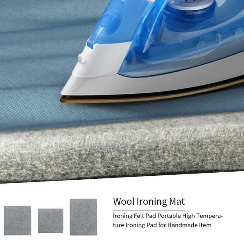 

Ironing Felt Pad Portable High Temperature Resistance Ironing Board Felt Wool Pressing Mat Home Travel Efficient Ironing New