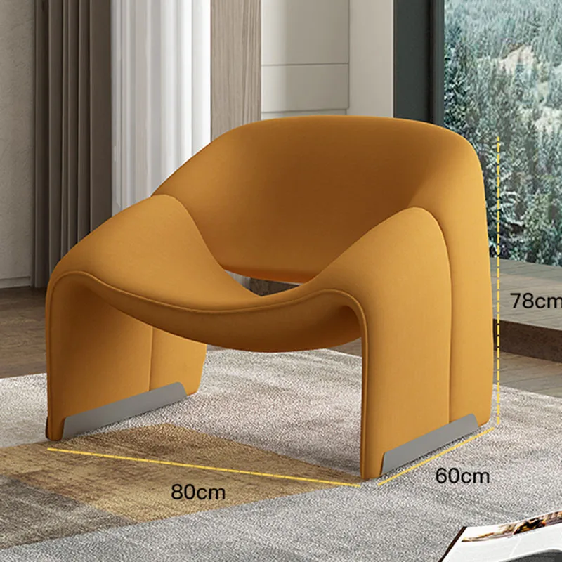 

Relaxing Cozy Lazy Sofa Chair Soft Modern Simple Puffs Living Room Sofas Floor Reading Designer Divani Da Soggiorno Furniture