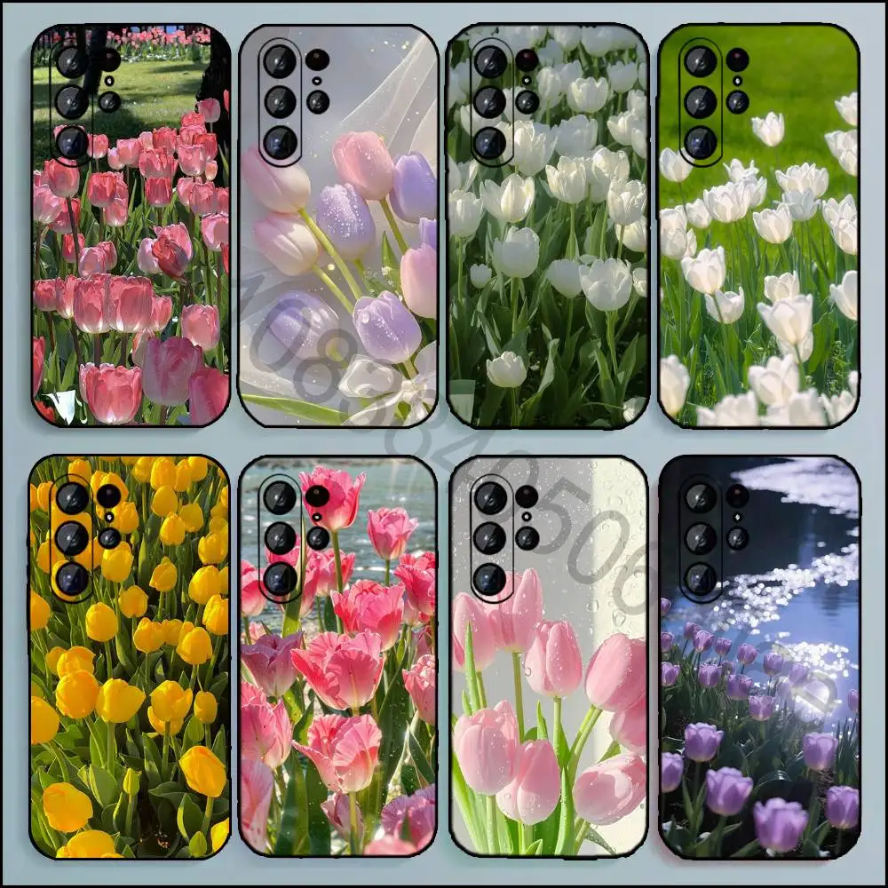 Фото Чехол для телефона Tulip для Samsung Galaxy A20,21s,22,31,32,52,71,80,A91,5G, красочный чехол для смартфона, красивый чехол для смартфона №1