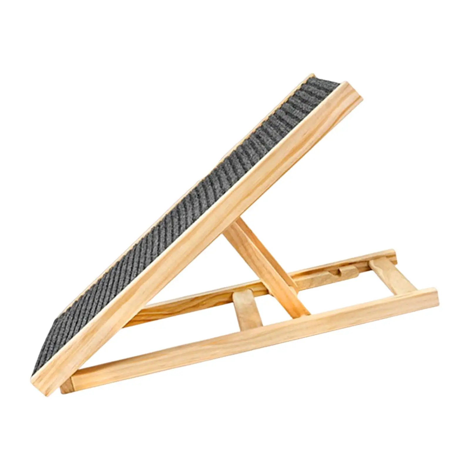 

Wood Dog Ramp Pet Ladder Portable Non Slip for Indoor Sofa