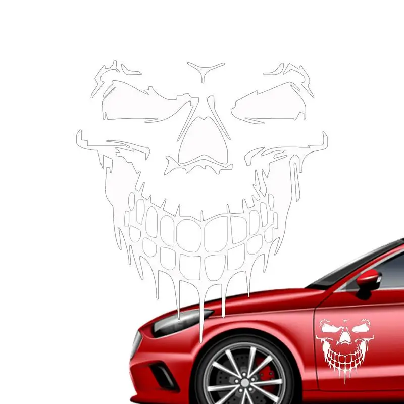 

Автомобильная наклейка, автомобильный 3d-череп, виниловая фотонаклейка для мотоцикла, водонепроницаемое украшение для стайлинга автомобиля, внешние аксессуары