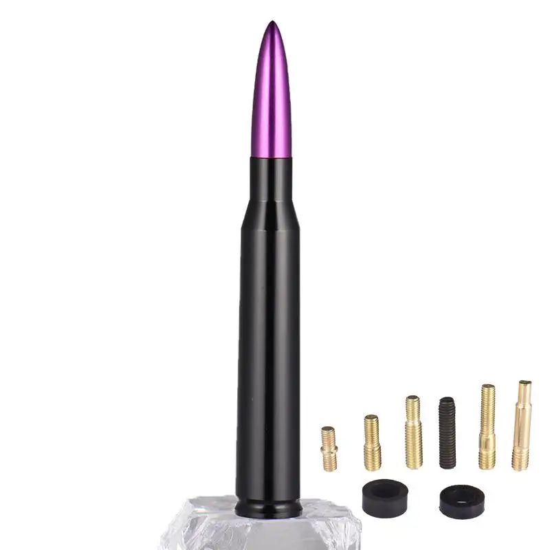 

Universal Car Short Bullet Antenna Universal Vehicle Short Antenna Replacement Mast Optimize FM/AM Reception Waterproof Anti