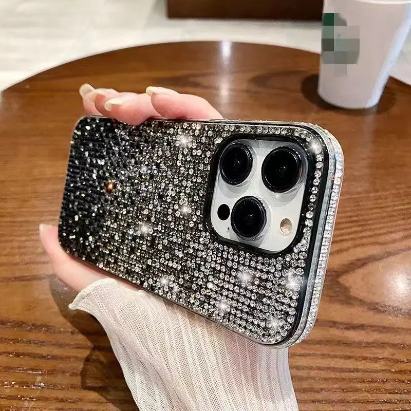 Роскошный Защитный Чехол С Бриллиантами Для Iphone 15/14/13/12/11 Pro Max