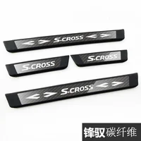 Car Styling Accessories For Suzuki Sx4 Scross S-cross S Cross 2014-2019 Door Sill Scuff Plate Protector Guard Sticker