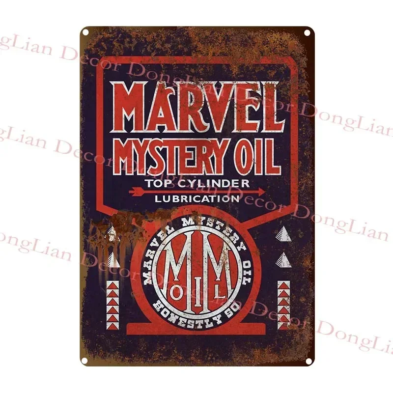 Винтаж Gulf ESSO Mobil Racing Металлическая жестяная вывеска Wadhams Gasolines Motor Oil Garage Service