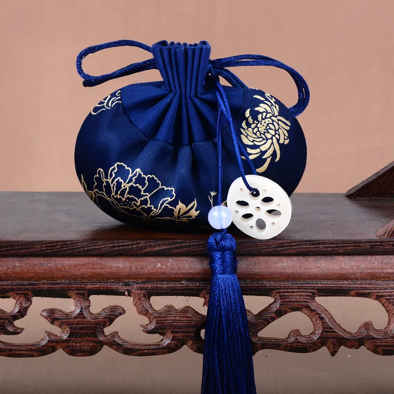 

Саше с кисточками в китайском стиле, античный дворец, вышивка, пустая сумка, портативная автомобильная подвесная сумка для хранения внутренних ювелирных изделий