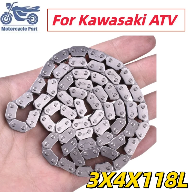 Фото Цепь ГРМ для квадроциклов Kawasaki KVF360, KVF360C, Prairie 360, KLF400B, KLF400, KVF400A, KVF400C, KVF400B, KVF400D, Prairie 400 №1
