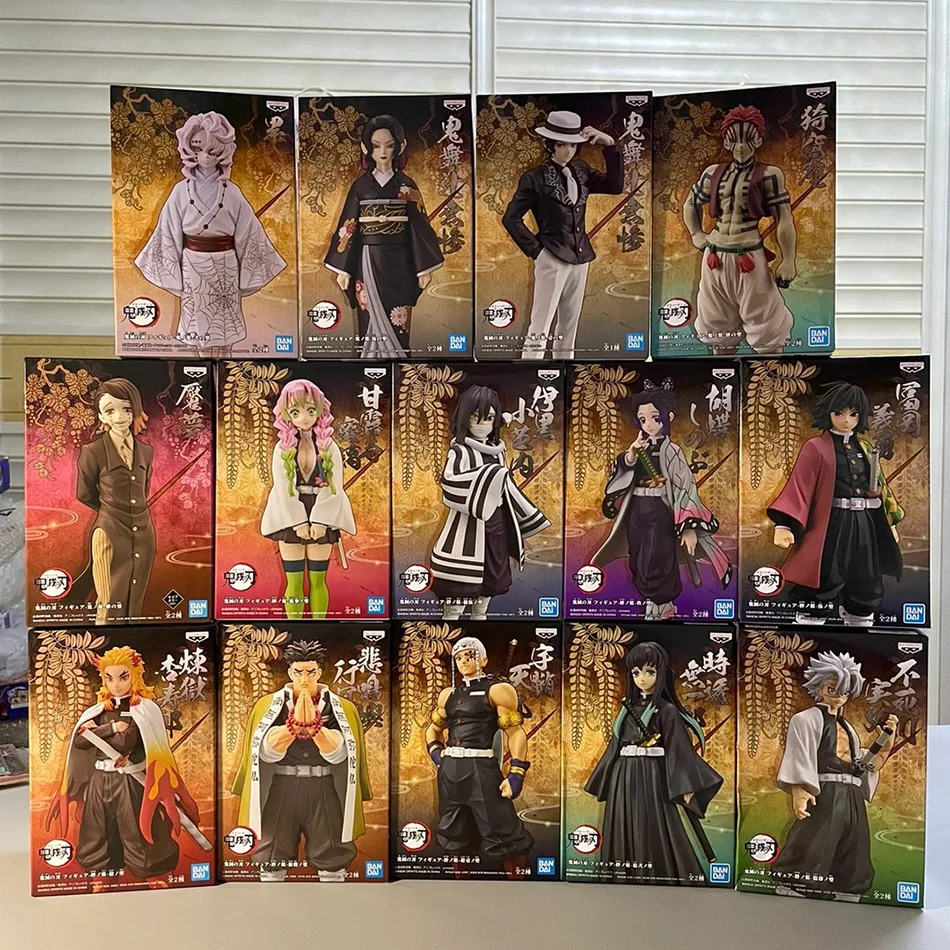 New Original Anime Figure Demon Slayer Figures Doll Tanjiro Nezuko Zenitsu Figurine Inosuke Warrior Action Figure Model Toy Gift