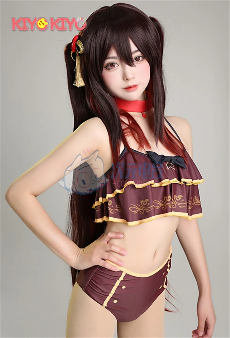 KIYO-KIYO Genshin Impact Hu Tao сексуальное бикини косплей костюм костюмы на Хэллоуин - купить