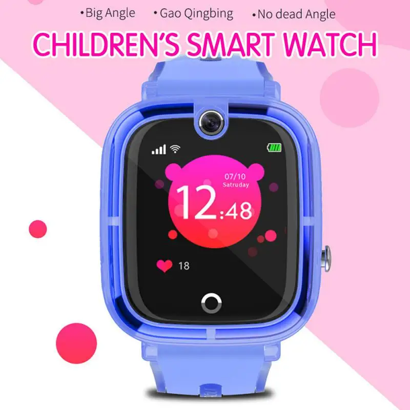 

Детские Смарт-часы DF44, водонепроницаемые Смарт-часы с функцией SOS, Wi-Fi, 4G, SIM-картой, камерой, GPS, местоположения, для мальчиков и девочек, подарок на день рождения