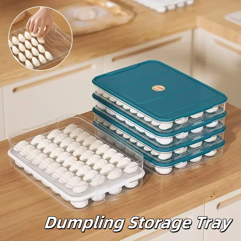 Новинка 2024 Многослойная Коробка Для Пельменей Домашний Контейнер Хранения Еды