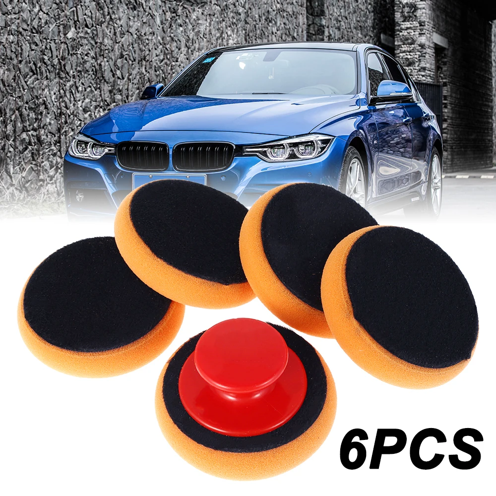 

Car Polishing Pads Kit Waxing Buffing Cleaning Sponge Foam Polisher Hand Tools