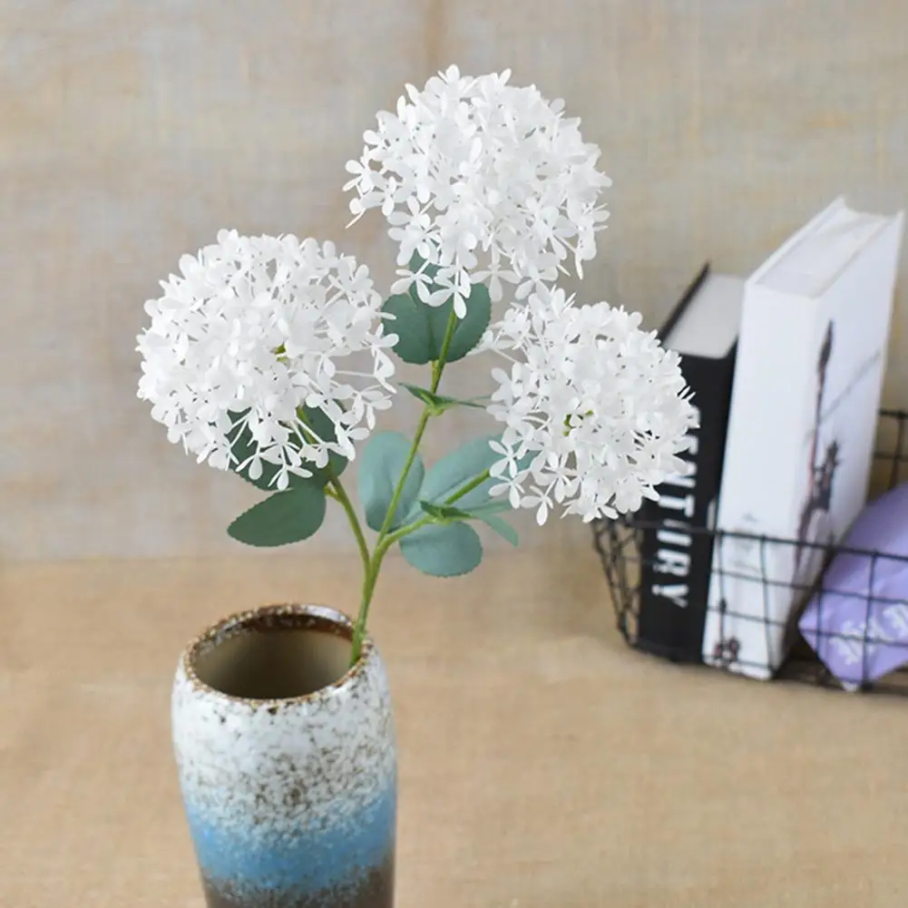 

Яркий пластиковый шар премиум-класса, искусственные цветы, 3 головки, имитация букета, украшения для дома