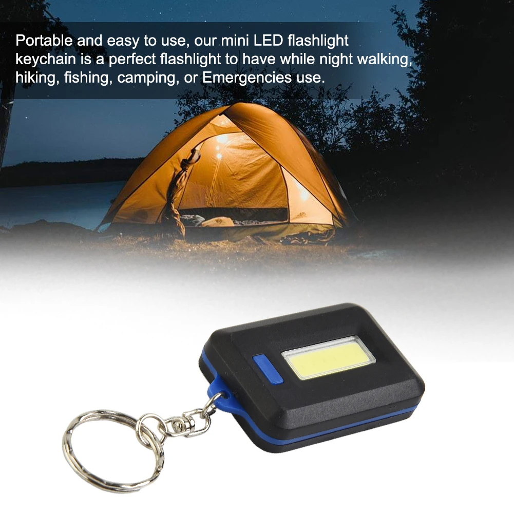 

Keychain Flashlight Powerful LED Keychain TorchSuitable Flashlight in Blue/Green/Orange/Red for Nighttime Activities