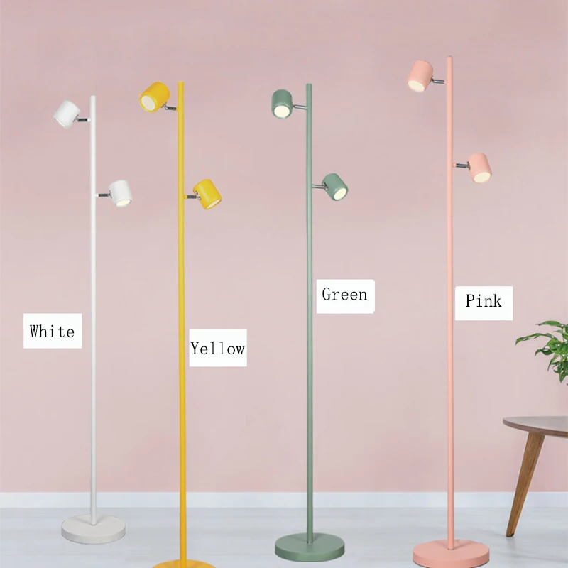 

Creative Led Floor Lamp For Living Room Decoration Macaron Fashion Night Stand Lamp Bedroom Nordic Home Decor Corner Floor Light