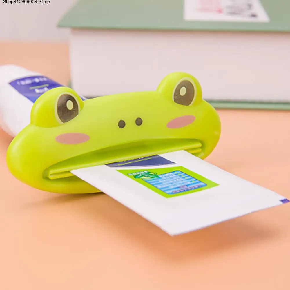 

1pcs Cute Cartoon Animal Bathroom Toothpaste Squeezer Home Tube Rolling Holder multifunction Easy Cartoon Toothpaste Dispenser