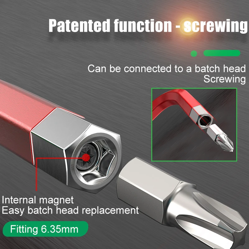 9 шт. шестигранный гаечный ключ с насадками для отвертки
