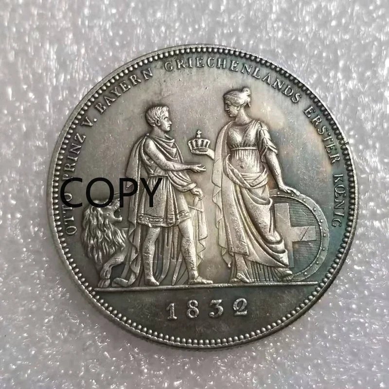 

Antique Crafts 1832 German Silver Dollar Commemorative Coin Collection copy coins