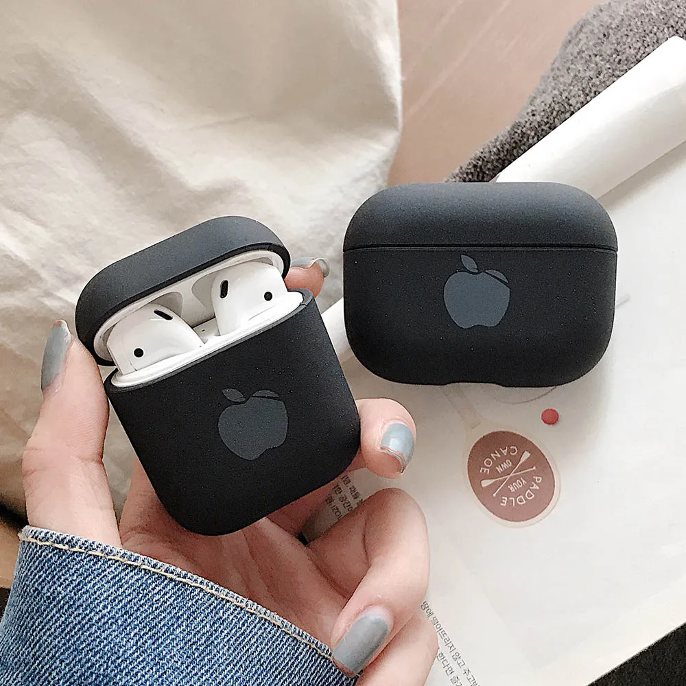 

Симпатичный однотонный чехол для наушников AirPods Pro 2 1, чехол s Hard PC, роскошный матовый защитный чехол с текстурой для airpod, чехол