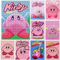 3005001000 pieces kirby puzzle for adults kids japan cartoon anime jigsaw puzzles educational decompression toys diy gift