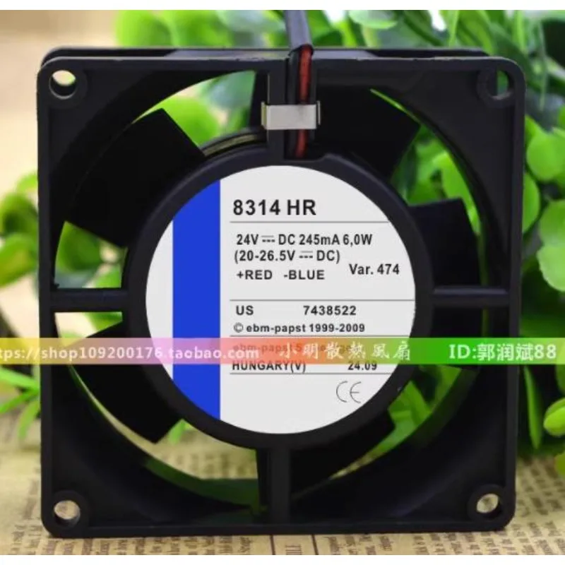Оригинальный новый вентилятор ЦП 8 см 8032 24 В 6 Вт 8314 ч мА переменная частота высококлассный охлаждающий вентилятор 80*80*32 мм